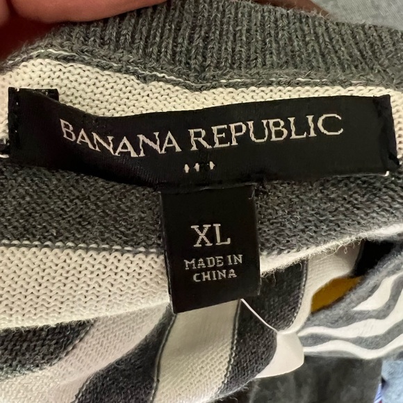 100% cotton banana republic sweater Sz XL - Picture 5 of 6